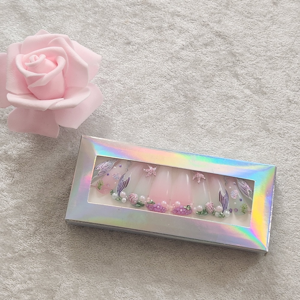 New 3D Press-on Nails